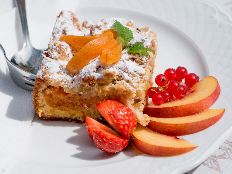Marillenkuchen Dessert Jause