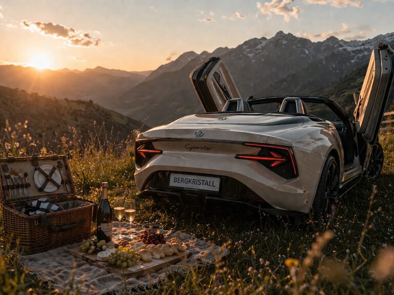 Cabrio Experience mit Picknick im Hotel Bergkristall Montafon